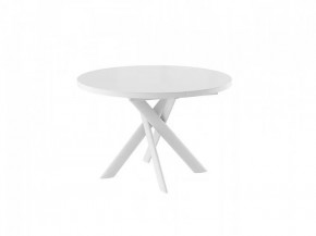 Стол раздвижной RONALDO-120, белый матт/белый в Тюмени - mebel-tymen.ru | фото