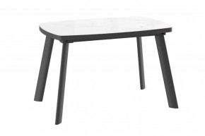 Стол раздвижной TINTO-120 (1200*700(1150)*750мм) Пластик Compact Мрамор Голд/ЛДСП, металл Черный в Тюмени - mebel-tymen.ru | фото