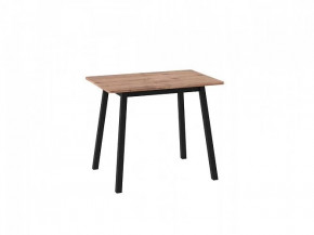 Стол раздвижной TIRK RADIAL-94, дуб велингтон/черный в Тюмени - mebel-tymen.ru | фото