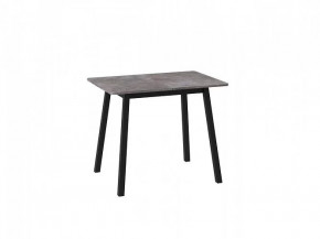 Стол раздвижной TIRK RADIAL-94, дымчатая керамика/черный в Тюмени - mebel-tymen.ru | фото