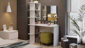 Стол с зеркалом Тип 4 Белый Ясень в Тюмени - mebel-tymen.ru | фото