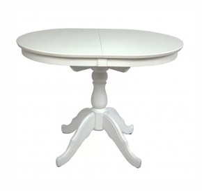 Стол СО 1100 овальный раздвижной(белая эмаль/ слоновая кость) в Тюмени - mebel-tymen.ru | фото