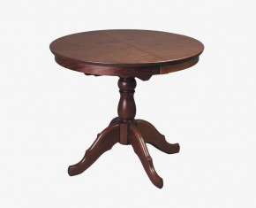 Стол СО круглый раздвижной(темный тон/ средний тон) в Тюмени - mebel-tymen.ru | фото