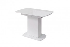 Стол Соренто-2, белый/белый глянец в Тюмени - mebel-tymen.ru | фото