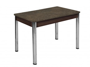 Стол Триумф пластик раздвижной 1350 опора круглая подстолье венге #0415 в Тюмени - mebel-tymen.ru | фото