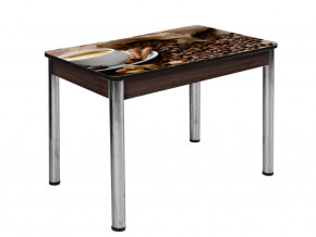 Стол Триумф раздвижной опоры круглые хром #1043068924 в Тюмени - mebel-tymen.ru | фото