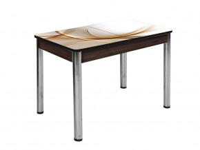 Стол Триумф раздвижной опоры круглые хром #312568571 в Тюмени - mebel-tymen.ru | фото