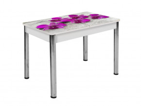 Стол Триумф раздвижной опоры круглые хром #531926674 в Тюмени - mebel-tymen.ru | фото