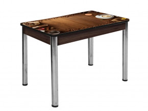 Стол Триумф раздвижной опоры круглые хром #579518779 в Тюмени - mebel-tymen.ru | фото