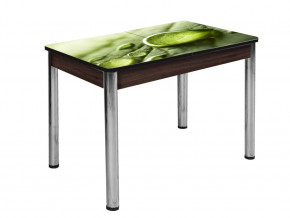 Стол Триумф раздвижной опоры круглые хром #668593321 в Тюмени - mebel-tymen.ru | фото