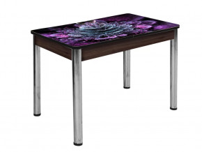 Стол Триумф раздвижной опоры круглые хром #678193288 в Тюмени - mebel-tymen.ru | фото