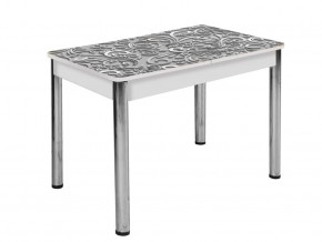 Стол Триумф раздвижной опоры круглые хром элегия в Тюмени - mebel-tymen.ru | фото