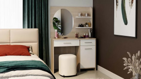 Стол туалетный «Эвита» Дуб Гарден/Белый глянец в Тюмени - mebel-tymen.ru | фото