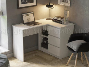 Стол угловой Челси Белый глянец холодный, белый в Тюмени - mebel-tymen.ru | фото