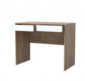 Стол Эго Ст-1, дуб крафт золотой/белый глянец Диал в Тюмени - mebel-tymen.ru | фото