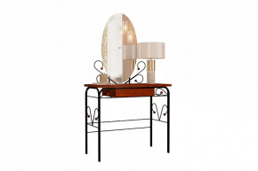 Столик дамский с ящиком (ш855*г488*в1516мм), ЛДСП орех/черный в Тюмени - mebel-tymen.ru | фото