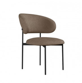 Стул DikLine 201 NS05 CAPPUCCINO, ножки черные в Тюмени - mebel-tymen.ru | фото