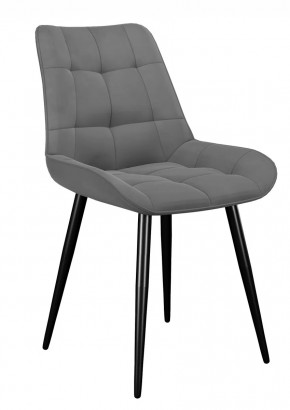 Стул DikLine 206М B22 GREY, ножки черные в Тюмени - mebel-tymen.ru | фото