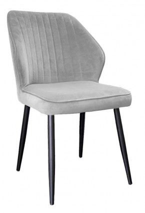 Стул DikLine 222М B22 GREY, ножки черные в Тюмени - mebel-tymen.ru | фото