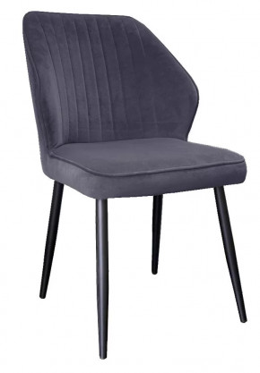 Стул DikLine 222М B28 ANTRACITE, ножки черные в Тюмени - mebel-tymen.ru | фото