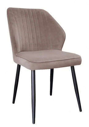 Стул DikLine 222М B5 LATTE, ножки черные в Тюмени - mebel-tymen.ru | фото