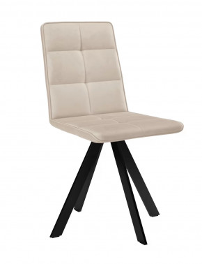 Стул DikLine 230 поворотный B03 BEIGE, ножки черные в Тюмени - mebel-tymen.ru | фото