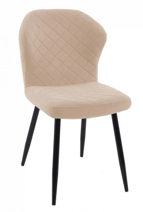 Стул DikLine 239М B03 BEIGE, ножки черные в Тюмени - mebel-tymen.ru | фото