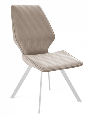 Стул DikLine 242M B03 BEIGE/ ножки белые в Тюмени - mebel-tymen.ru | фото