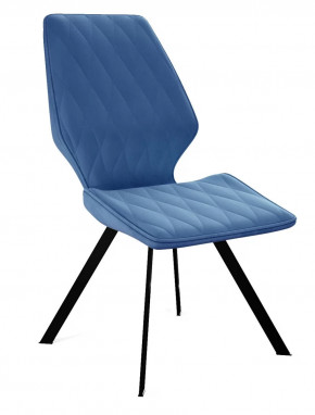 Стул DikLine 242M B8 BLUE, ножки черные в Тюмени - mebel-tymen.ru | фото