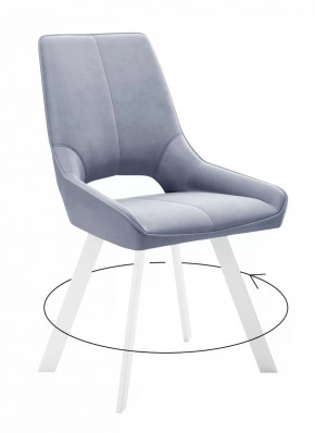 Стул DikLine 268 Z46 перламутр, ножки белые в Тюмени - mebel-tymen.ru | фото