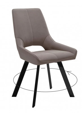 Стул DikLine 268 Z48 капучино, ножки черные в Тюмени - mebel-tymen.ru | фото