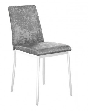 Стул DikLine 270 M13 светло-серый, ножки белые в Тюмени - mebel-tymen.ru | фото