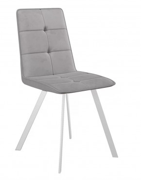 Стул DikLine 280 B22 GREY, ножки белые в Тюмени - mebel-tymen.ru | фото