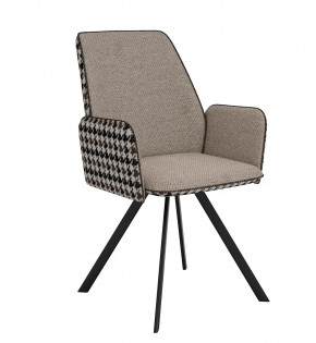 Стул DikLine 293 поворотный SB4/A2 бежевый, ножки черные в Тюмени - mebel-tymen.ru | фото