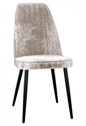 Стул DikLine 326 M02 бежевый, ножки черные в Тюмени - mebel-tymen.ru | фото