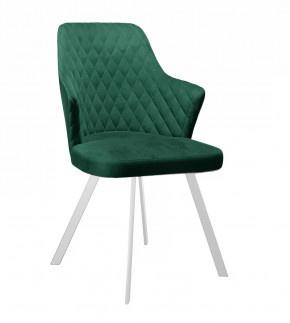 Стул DikLine 345 K13 изумруд, ножки белые в Тюмени - mebel-tymen.ru | фото