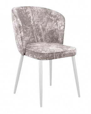 Стул DikLine 347 M02 бежевый, ножки белые в Тюмени - mebel-tymen.ru | фото