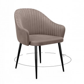 Стул DikLine 439 поворотный, C43 капучино, ножки черные в Тюмени - mebel-tymen.ru | фото