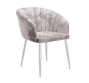 Стул DikLine 441 M02 бежевый, ножки белые в Тюмени - mebel-tymen.ru | фото