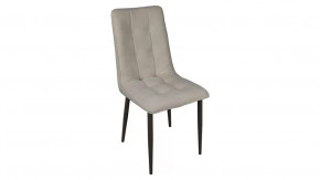 Стул «Фредо»  Черный муар, Микровелюр BRENDY Creame в Тюмени - mebel-tymen.ru | фото