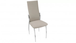 Стул «Комфорт-М» Каркас Хром, Велюр DREAM Beige (бежевый) в Тюмени - mebel-tymen.ru | фото
