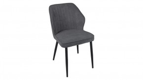 Стул «Крис» Черный муар, Микровелюр BRENDY Graphite в Тюмени - mebel-tymen.ru | фото