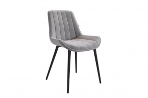 Стул Лари серый (велюр) в Тюмени - mebel-tymen.ru | фото