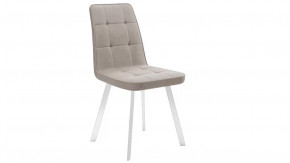Стул «Рони»  Белый муар, Микровелюр BRENDY Creame в Тюмени - mebel-tymen.ru | фото