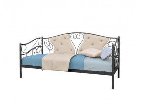 Тахта металлическая Юлия черная в Тюмени - mebel-tymen.ru | фото