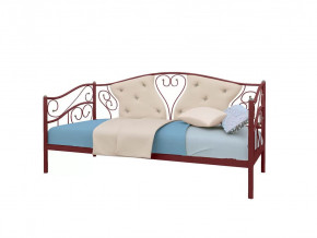 Тахта металлическая Юлия красная в Тюмени - mebel-tymen.ru | фото