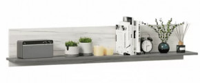 Техно ЛД.678030.000 Полка навесная 1444 (Дуб Крафт белый/Серый шифер) в Тюмени - mebel-tymen.ru | фото