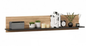 Техно ЛД.678030.000 Полка навесная 1444 (Дуб Золотой/Чёрный) в Тюмени - mebel-tymen.ru | фото