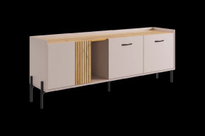 Тумба 2 Доминика кашемир/дуб крафт золотой в Тюмени - mebel-tymen.ru | фото