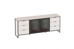 Тумба 2 двери 6 ящика Нора гостиная со стеклянными дверями, Персидский жемчуг в Тюмени - mebel-tymen.ru | фото